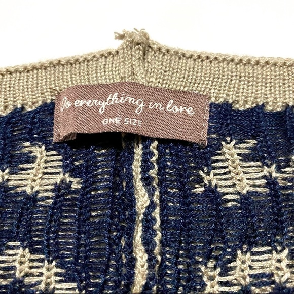 Longline Open Front Cardigan Sweater Vest One Size OS - Picture 6 of 8